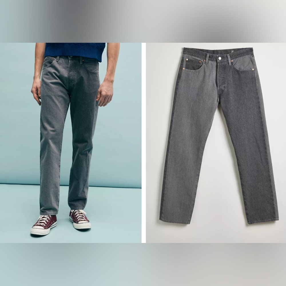 LEVI'S SKATEBOARDING  501  ORIGINAL JEANS Sz 31 X 32 - Picture 10 of 12